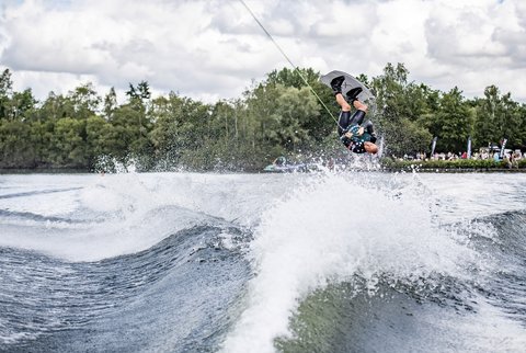 Mark Goldsmith at the 2022 Malibu Boats UK Wakeboard And Wakesurf Nationals - Photo Mantis Pro Media